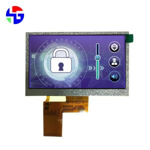 Quality Resolution 480x272 Industrial LCD Display 4.3 Inch RGB Interface 40 Pin wholesale
