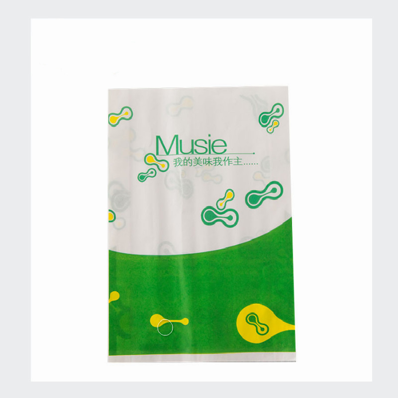 Disposable Oil -Proof Recycled Paper Food Bags Food Grade Material