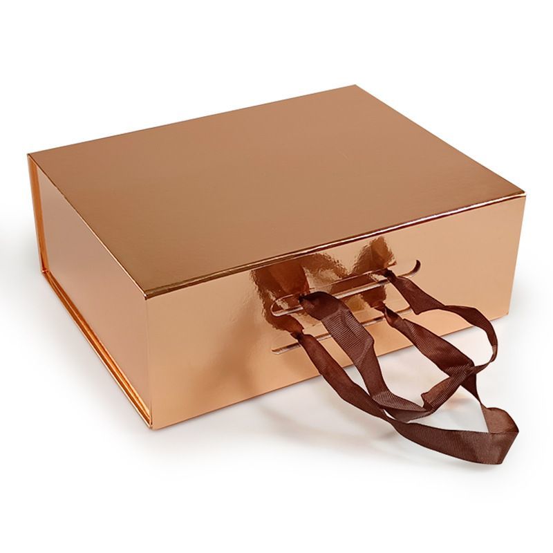 China Wholesale Reasonable Price Clothing Packaging Packing Custom Shirt Garment Jewellery Folding Ribbon Proposal Magnetic Gift Cardboard Box