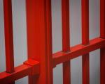 Red Residential Ornamental Aluminum Fence of Powder Coated