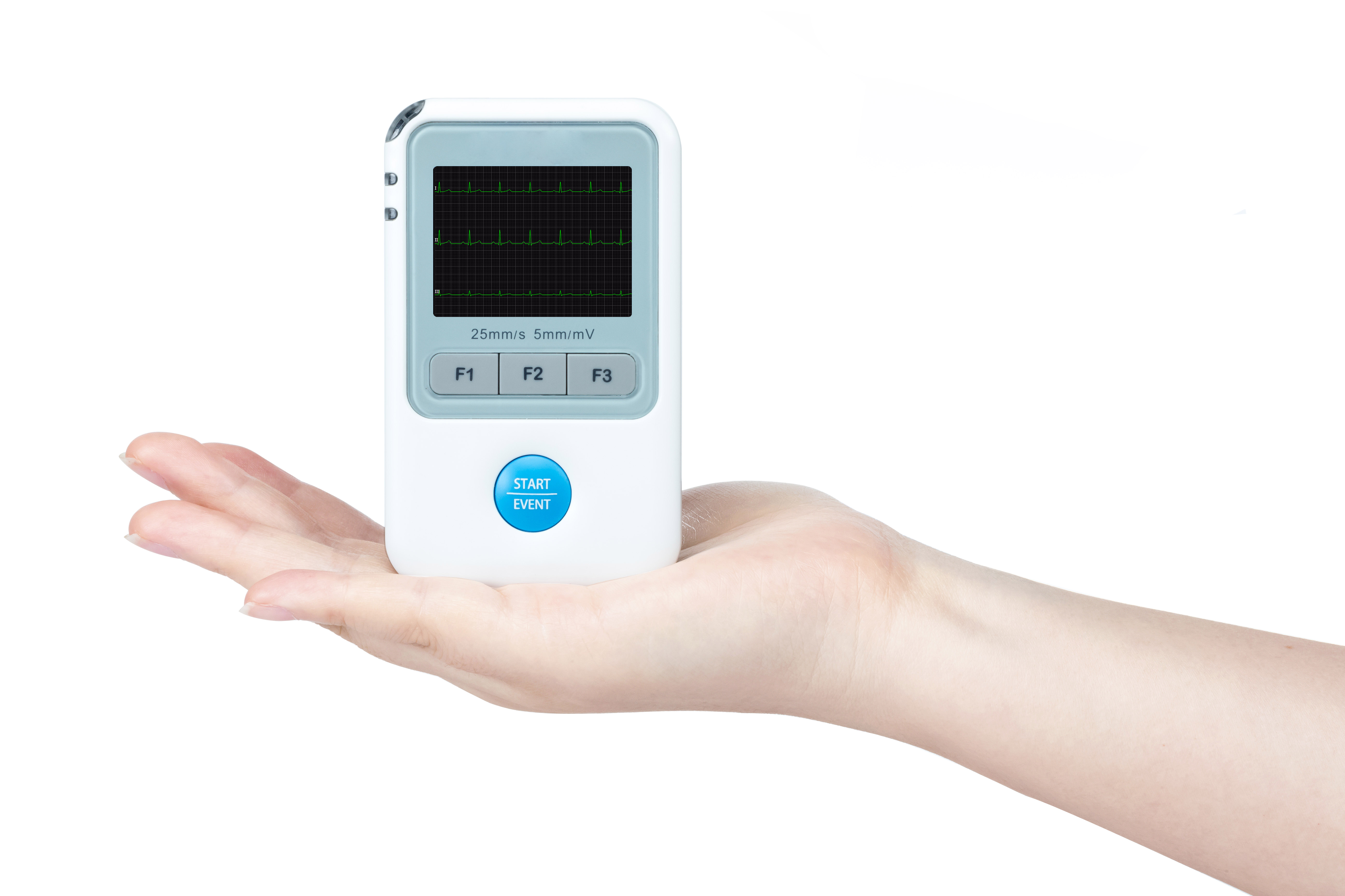 Digital Twelve Channels ECG Holter 24 Hours ECG Data Record Standard Electrocardiogram HT06