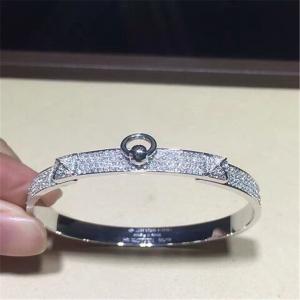 Quality full diamonds bracelet 18kt gold with white gold or yellow gold wholesale