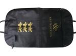 Kd 100g Unwoven Fabric Snap Fastener Closure Garment Dress Bag With Leather