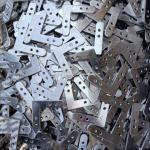 Standard 45 Degree Shelf Bracket Silvery Customized for Metal Aluminum Transom