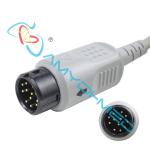 Ecg Parts 3 Wire Cable 12 Pins ECG EKG Cable 3 Lead Clip ECG Machine Patient