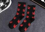 Fashion 420 Lifestyles Mens Sports Socks Street Hip Hop Skateboard Ins Hemp Leaf