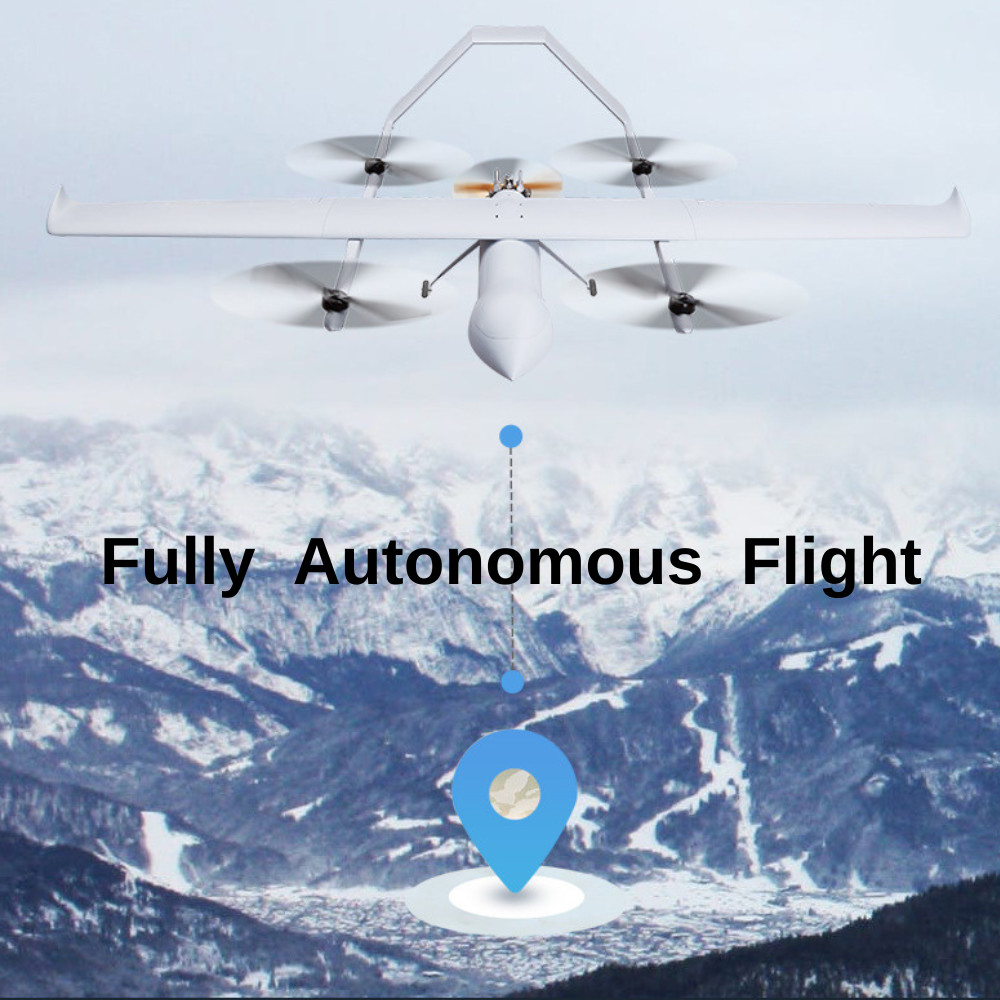 4.6m Wing Fixed Wing Aerial Mapping Drone UAV 5000m Flight Altitude HX4HFW460