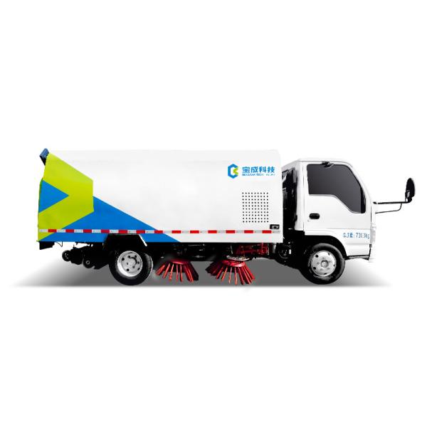 ISUZU Platform Industrial Road Sweeper Truck Street Cleaning Road Sweeper