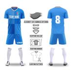 Soft Custom Team Jersey Breathable Moisture Wicking Stretching Football Player