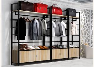 Quality Easy Install Clothes Shop Display Shelving 35kg / Layer Loading Capacity wholesale
