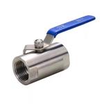 Thickened Body 304 Stainless Steel One-Piece Ball Valve EXW Term Straight