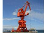 8.5m-30m Working Radius 300t Shipyard Port Cranes Four Link Door Base Boom Lift