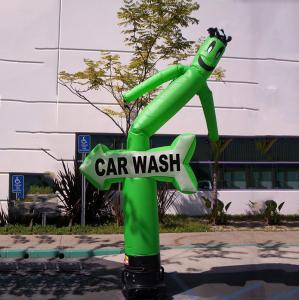 Quality 3M Custom Air Dancers Inflatable Tube Man Single Leg Digital Printing wholesale