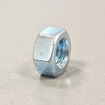 Blue Zinc Carbon Steel Hex Nut Metric Measurement For General Industry Needs