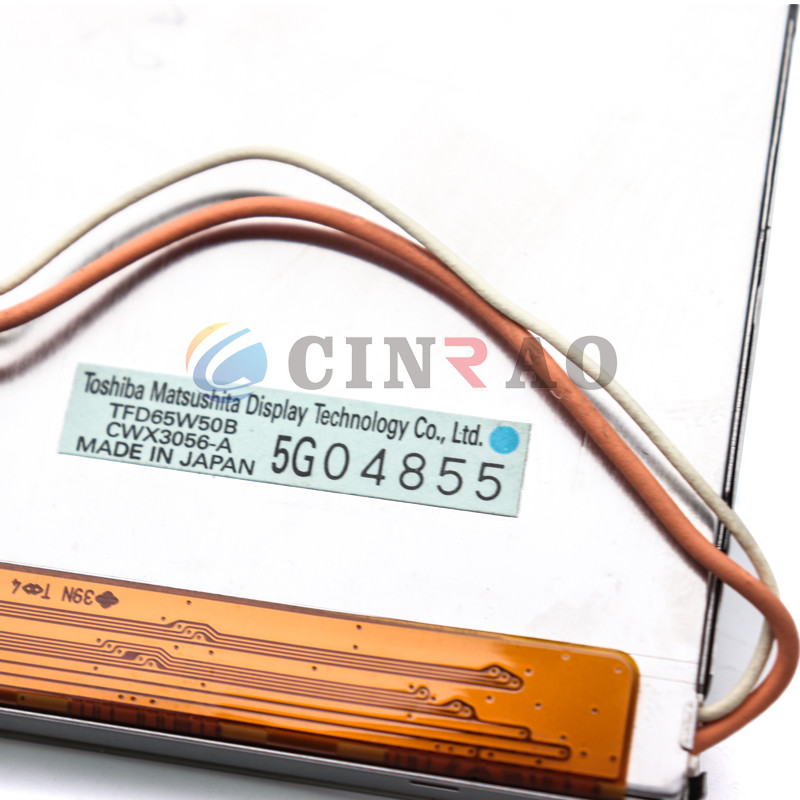 6.5 INCH Toshiba TFD65W50B TFT LCD Screen Display Panel For Car GPS Auto Spare Parts
