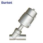 2/2 Way Piston Operated Stainless Steel Body Flanged Pneumatic Angle Seat Valve