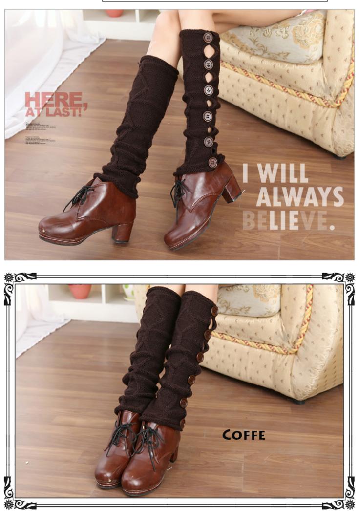 women deer snowflake jacquard knit boot socks wood feel casual wool acrylic, socks, warmer