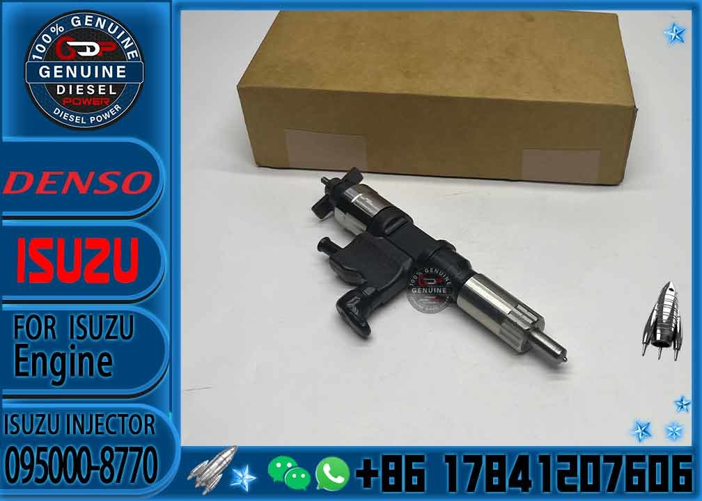 Genuine Diesel Common rail fuel injector 095000-8770, 095000-8771, 095000-8100, VG1038080007, VG1096080010