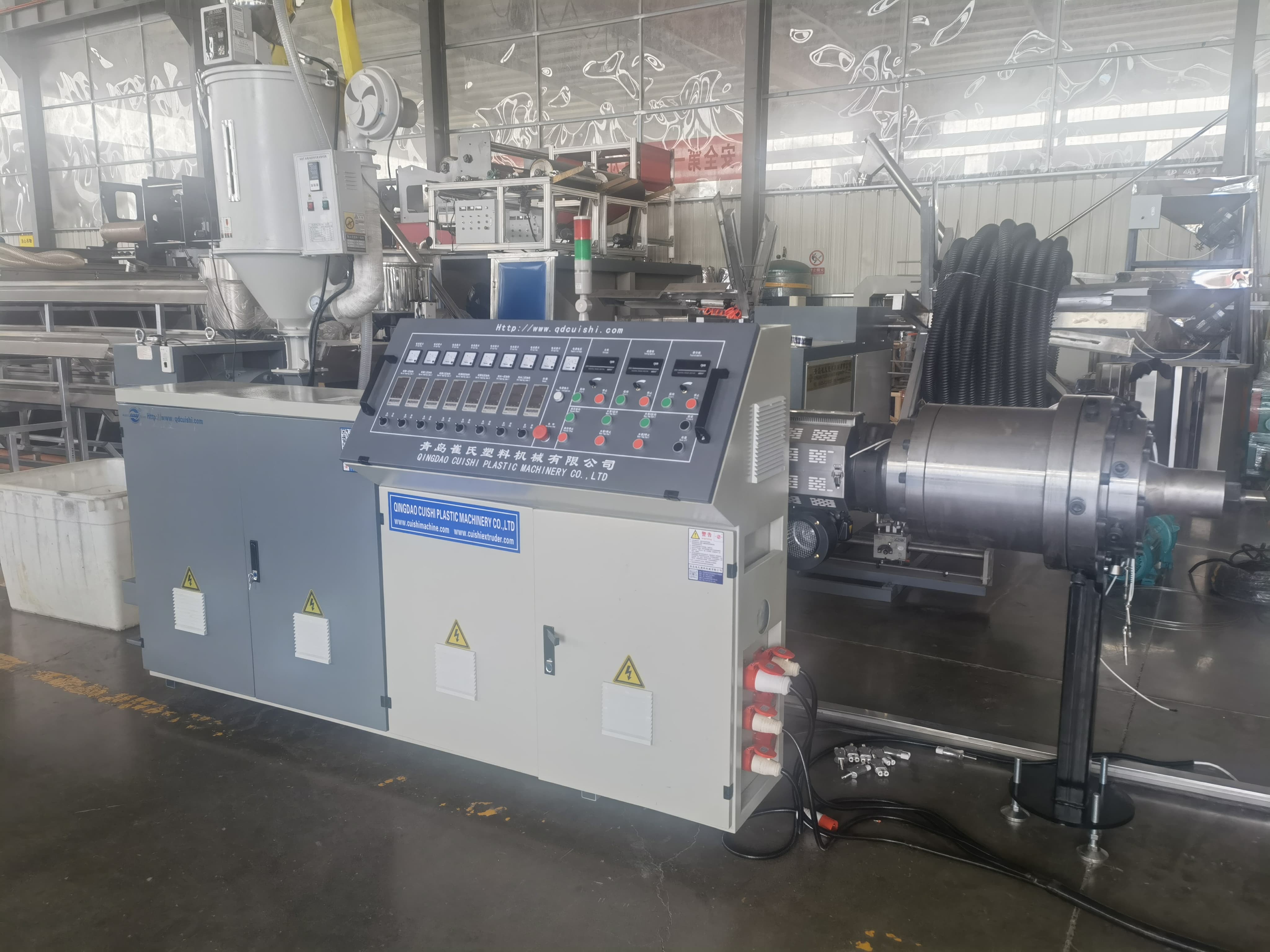Water Pipe Cable Conduit Extrusion Line PE PP PVC PPR HDPE MPP Pert Plastic Tube Production Extruder Machine