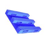 120x80cm Warehouse Plastic Pallets For Storage PE Single Faced