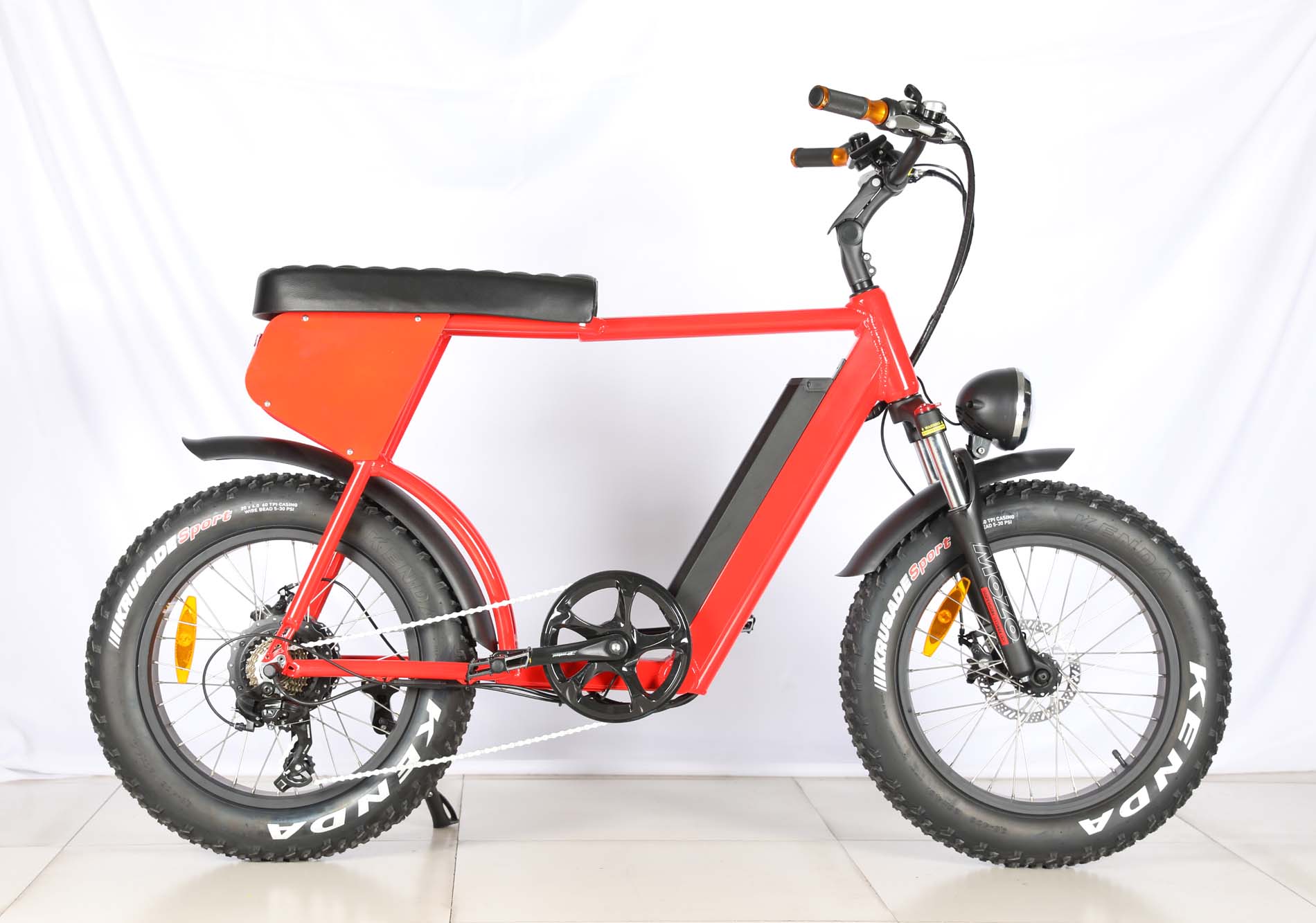 LCD Display Brushless Motor Electric Fat Tire Bikes For Adults 48V 13AH Lithium Battery