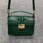 Fashion Lady Purse Genuine Exotic Crocodile Leather Women Flap Bag Authentic