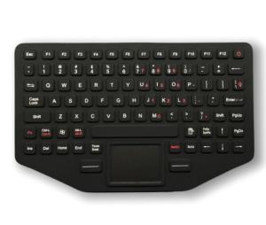 China Silicon Rubber Mini Industrial Keyboard F9 IP67 Lightweight 390g on sale