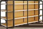 4-post four column wood shelving customized Innovative Product Best Selling For
