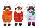 3D Hanging Countdown Wall Calendars 12.99 X 27.56 Inch Felt Christmas Decoration