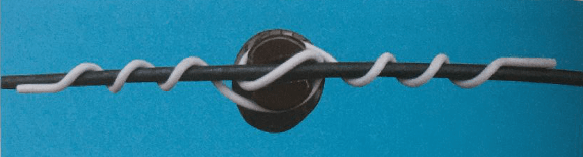 Plastic insulator tie,insulator tie,insulator tie wire, distribution tie, tie wire distribution