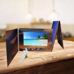 Foil Stamping High Resolution 4.3 Inch HD TFT digital video brochure,video