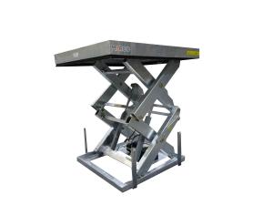 Quality 2ton Hydraulic Electric Stationary Scissor Lift Table High Lift Table with Bellow wholesale