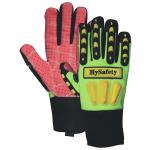 Heavy Duty TPR Impact Resistant Gloves For Oil & Gas Industry