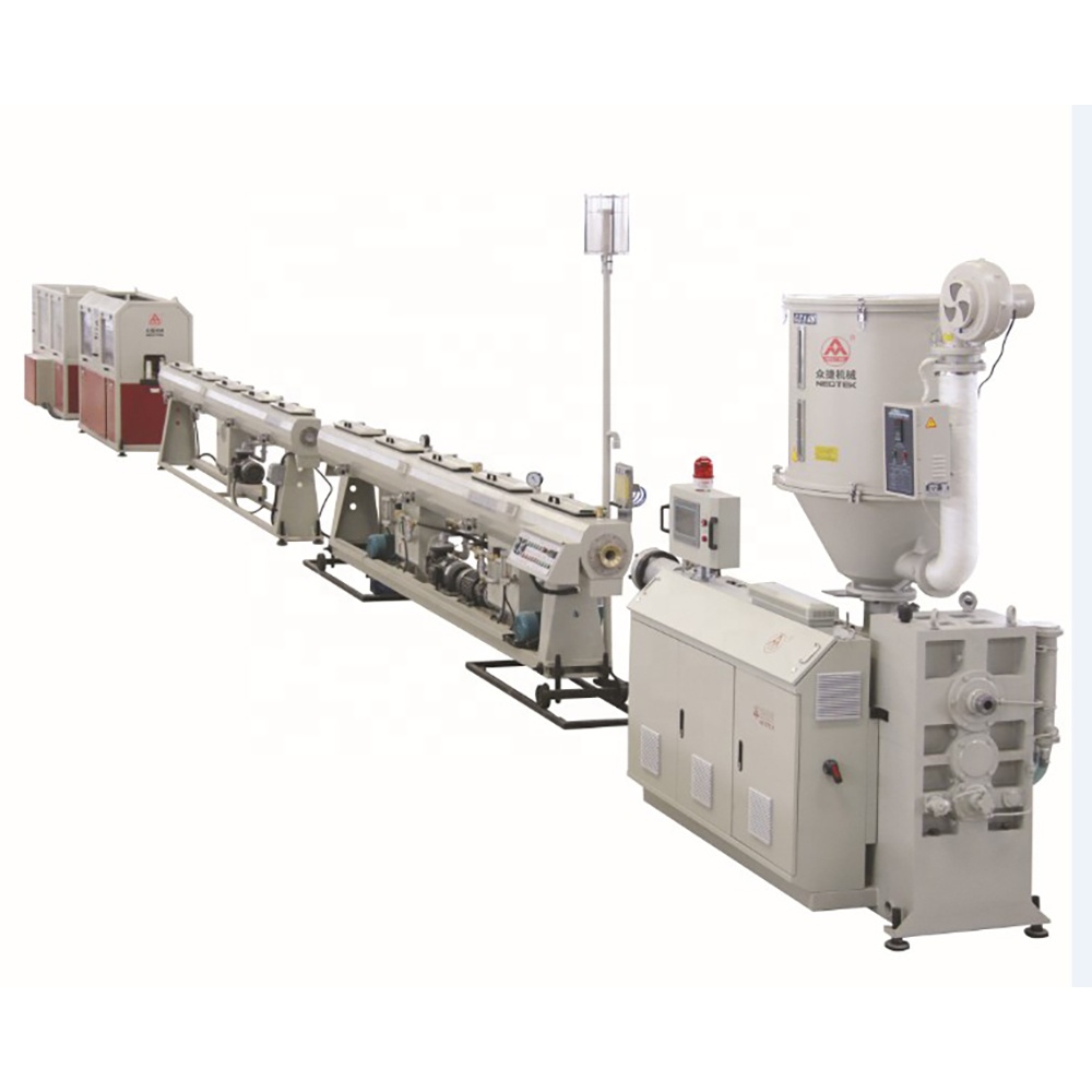 High Productivity PVC Tube Plastic Extruder Machine for Pipes at Manufacturing Plant
