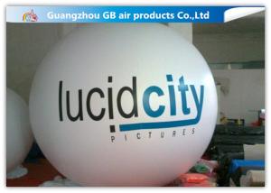 Quality White Round Inflatable Helium Balloons Ball Customized Size CE UL wholesale