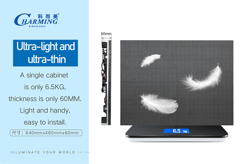 256x192 Indoor Fixed LED Display Screen Anti Collision Multiscene