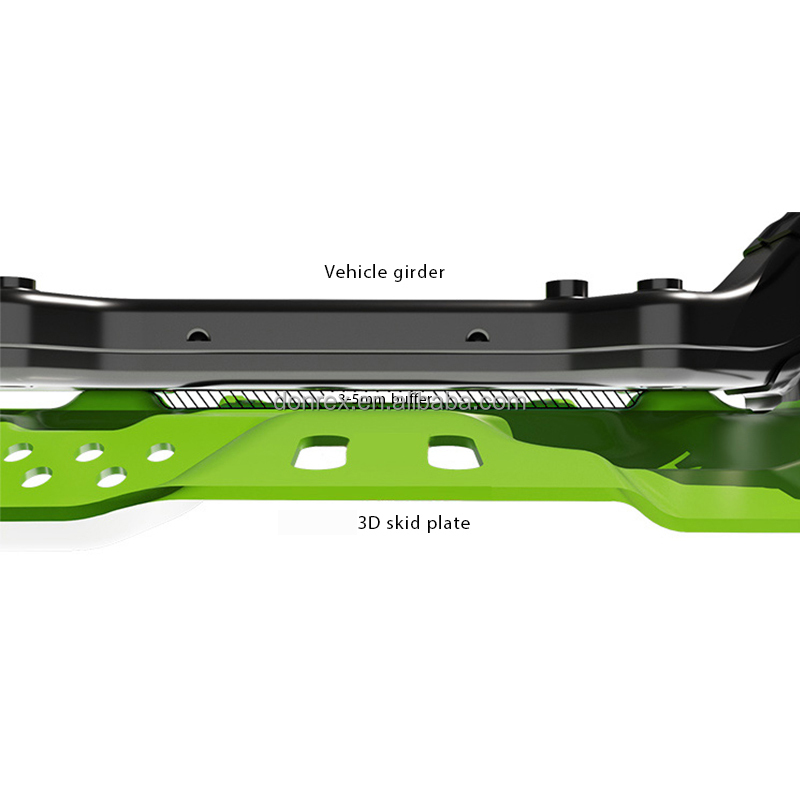 ISUZU Mux 4x4 Underbody Protection Magnalium 4wd Bash Plates