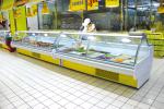 Remote Type -1-5 ℃ Fresh Meat Food Display Cabinets Produce Display Coolers