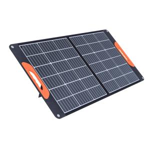 Quality 2pcs foldable residential ETFE polycrystalline solar panel 100W for outdoor wholesale