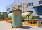 3600mm FRP Cylindrical Storage Tank Chemical Resistance Water Reservoir