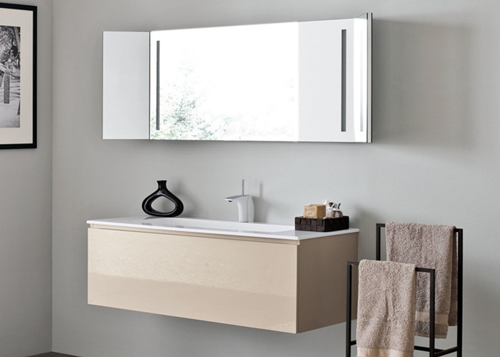 Small Prima Vanity Lacquer Bathroom Vanity Units Traditional Design