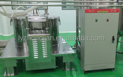 PS1000 Industrial vertical solid liquid separation solid bowl basket centrifuge