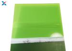 Fluorescent Green 3mm Coloured Acrylic Sheet Large Roofing Cast Board