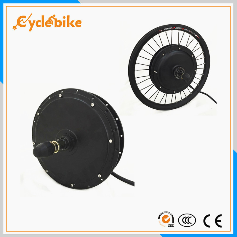Brushless Gearless Dc Electric Bike Hub Motor , Electric Bicycle Wheel Motor 36v 500w