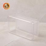 Transparent PET Square Plastic Storage Jars 660Ml Plastic Food Container With