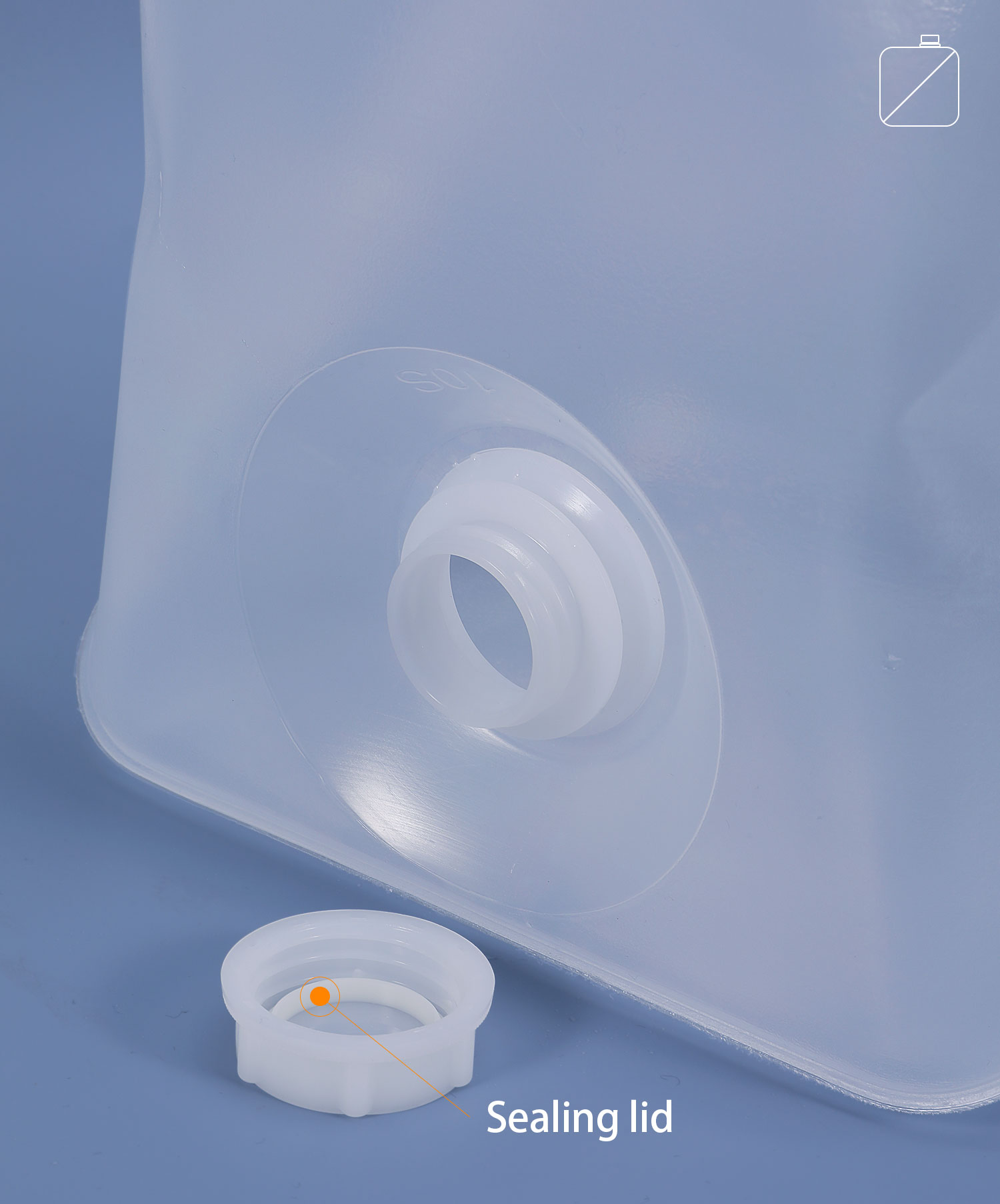 Customized Emergency Plastic Folding Jerry Can 5 Gallon Collapsible Water Container