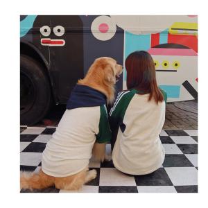Quality Twinning S M Big Dog Cat And Owner Matching Hoodie Sweatshirt wholesale