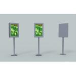 Urhealth customized outdoor waterproof touch screen solar koisk standing solar