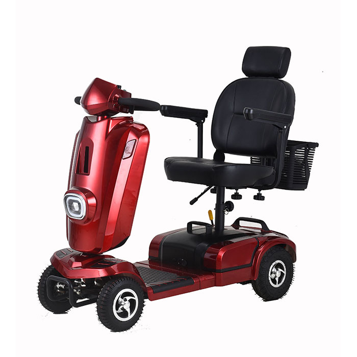 300W 24V 20Ah 4 Wheel Elderly Mobility Scooter High Chair Back