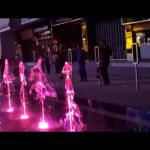 Children Playing Dry Floor Dancing Musical Water Fountain